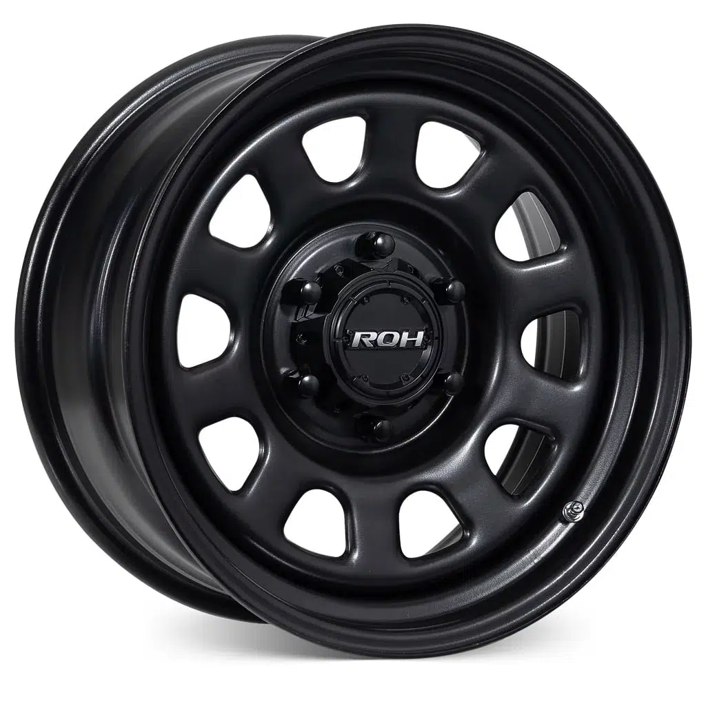 Trak-D-new-cap-RGB.jpg.webp DAYT17822MB - Trak Daytona Black - 17x8 (6x139) -22 offset ROH - Image 1