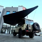 DELTAWING 180° AWNING with bracket + storage bag + led with dimmer - Image 2