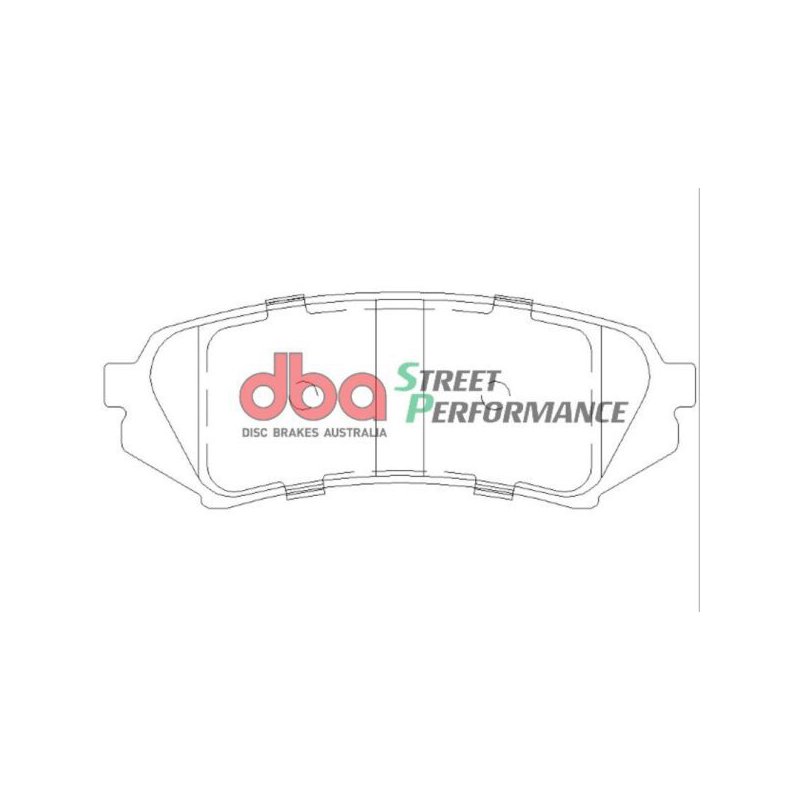 LC100 2002+ Rear Street Performance Brake Pads - Image 1