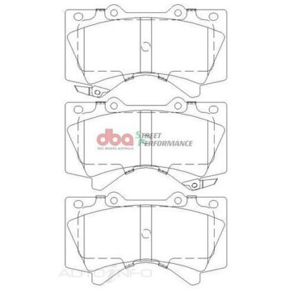 T2 FRONT BRAKE PADS LC200/LX570/ TUNDRA