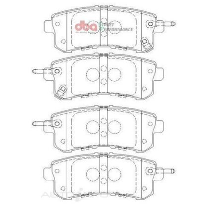 T2 REAR BRAKE PADS PATROL Y62