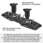 TRED MOUNTING BASE PLATE - TWIN PIN - Image 6