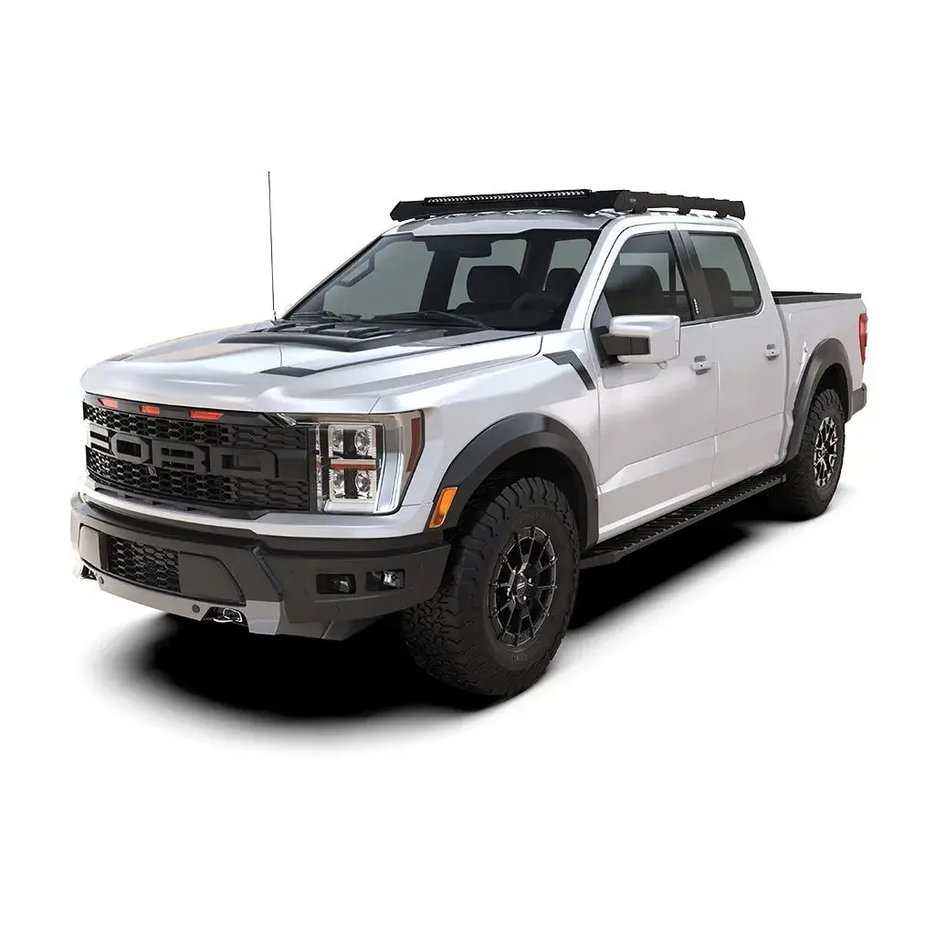 ksff005t_3.webp Ford F-150 Super Crew (2021-Current) Slimsport Roof Rack Kit / Light Bar Ready - Image 1