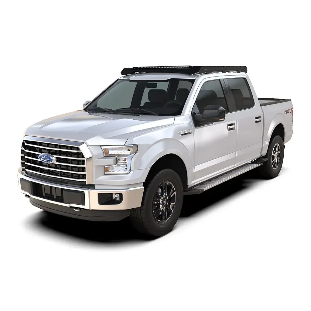 ksff007t_4.webp Ford F-150 Super Crew (2015-2020) Slimsport Roof Rack Kit / Light Bar Ready - Image 1