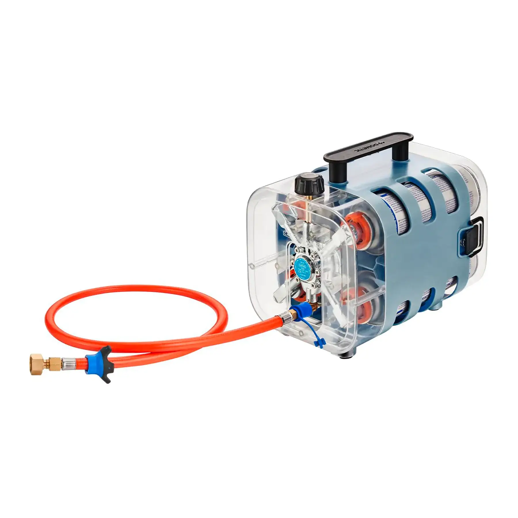 1383493_7882240.webp Cadac gas cartridge pack Quad Power Pak for 4 bayonet gas cartridges incl. gas hose - Image 1