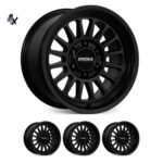 Y62 (18X9) 4x MATT BLACK APOLLO WHEELS (6/139) +25 OFFSET