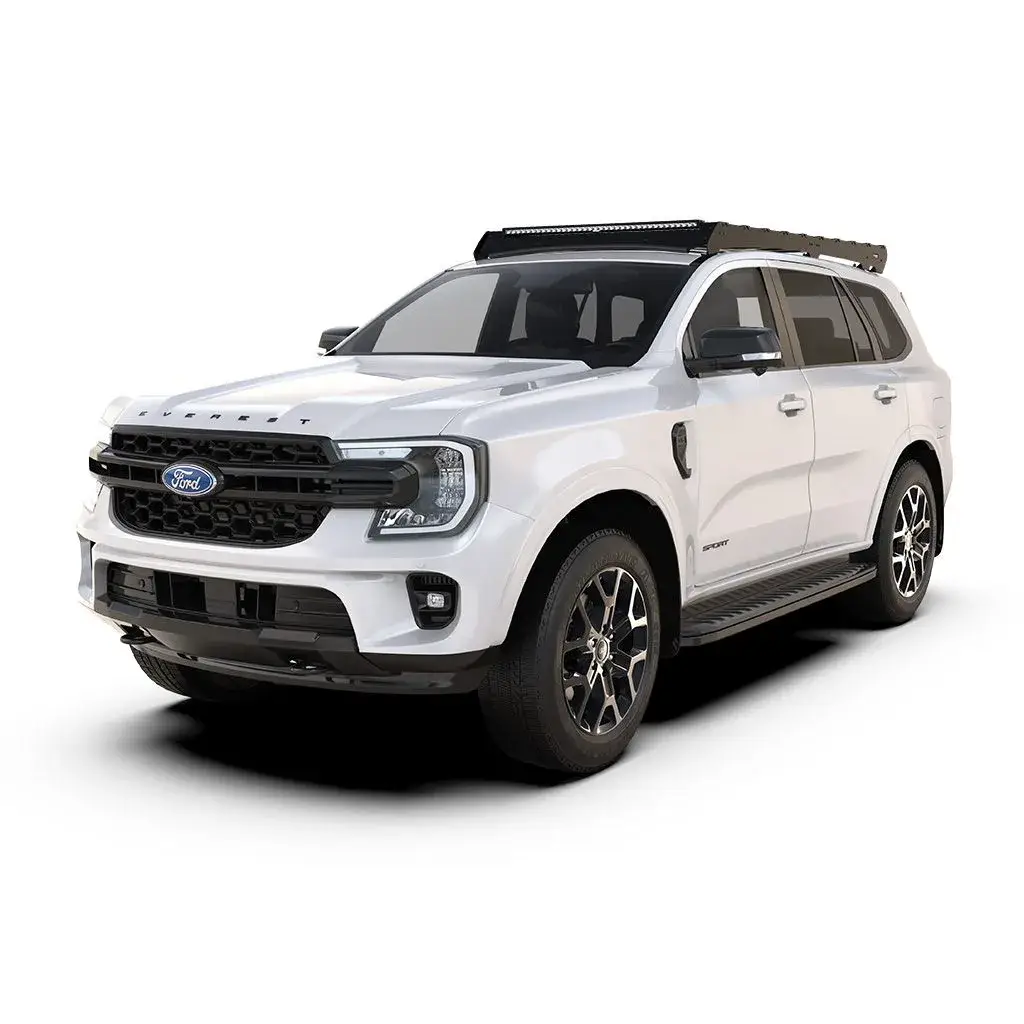 ksfe003t_r01.webp Ford Everest (2022-Current) Slimsport Roof Rack Kit / Light Bar Read - Image 1