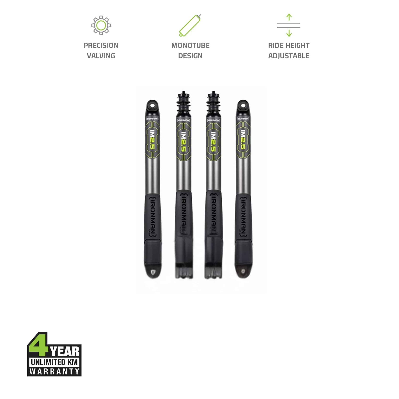 LC-70-LC76-LC79-Factory-height.jpg LC79/LC76/LC78/LC71 IM2.5 SUSPENSION LIFT KIT STANDARD HEIGHT with BUMP SPACER KIT - Image 1