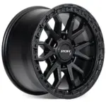 ROH Wheels Raid Matt Black Wheels - 17x9 Offset +12 PCD 6x139.7 - Image 2
