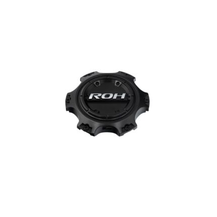 6 STUD CAP SHORT 20MM BLACK RIM CAP