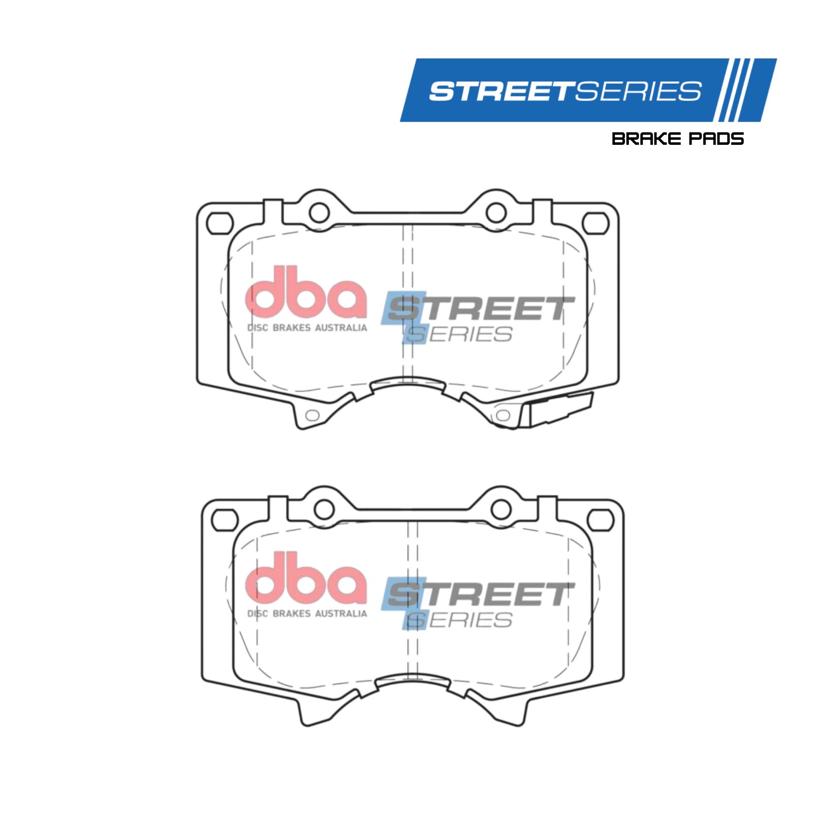 DB1482SS.jpg DB1482SS - Front Street Series Brake Pads - Image 1