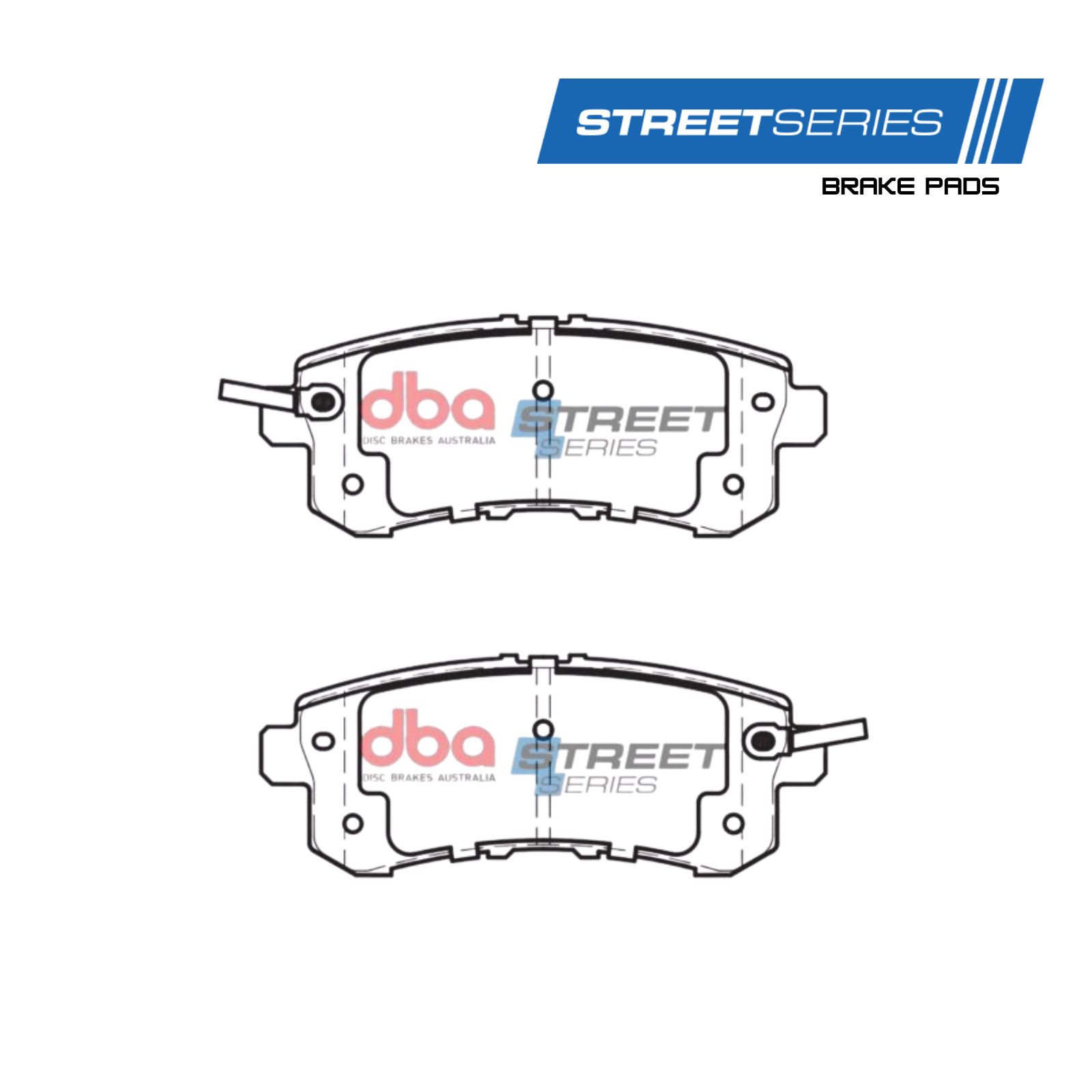 DB2244SS.jpg DB2244SS - Rear Street Series Brake Pads - Image 1