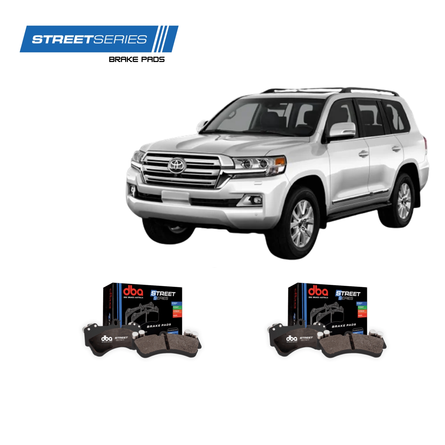 LC200-Brake-Pads-Upgrade-Kit.jpg LC200 Street Series En-Shield Brake Pads Upgrade Kit - Image 1
