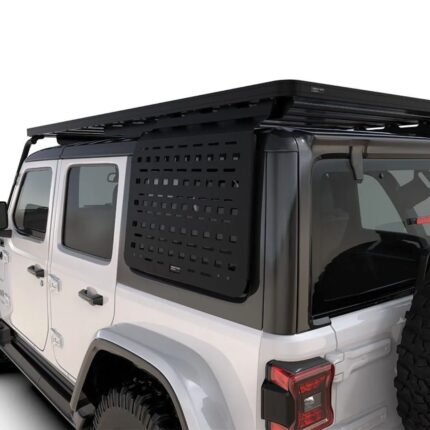 Front Runner Jeep Wrangler JLU 4 Door Exterior Rear Window Molle Panel Kit (LHS / RHS)