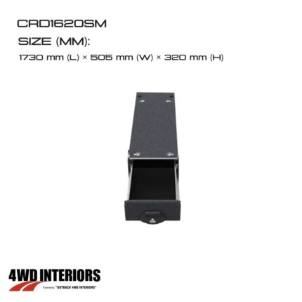 4WD INTERIORS FIXED FLOOR DRAWER - CRD1620SM