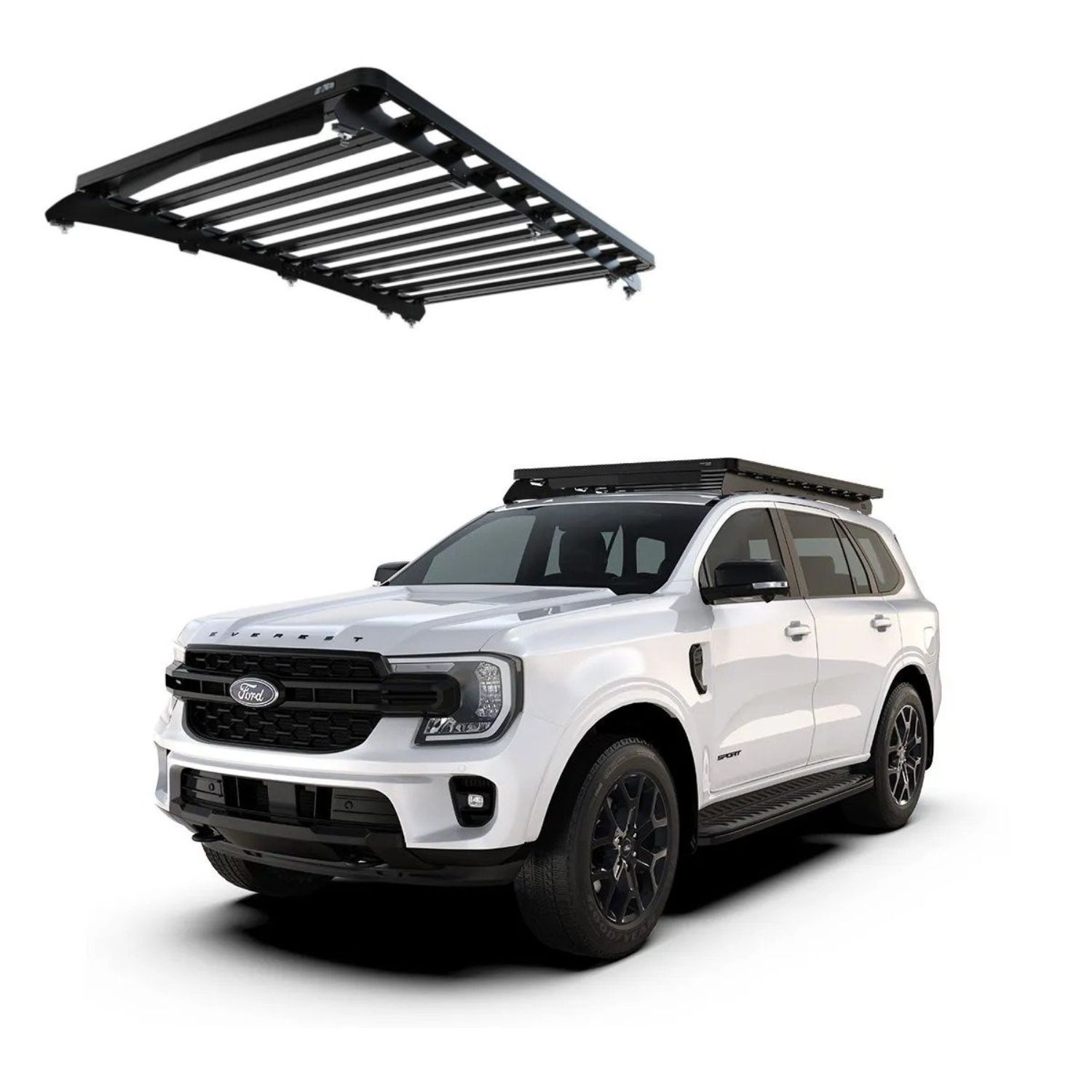 EVEREST 2022+ SLIMLINE II ROOF RACK KIT – KRFE011T EVEREST 2022+ SLIMLINE II ROOF RACK KIT - KRFE011T - Image 1