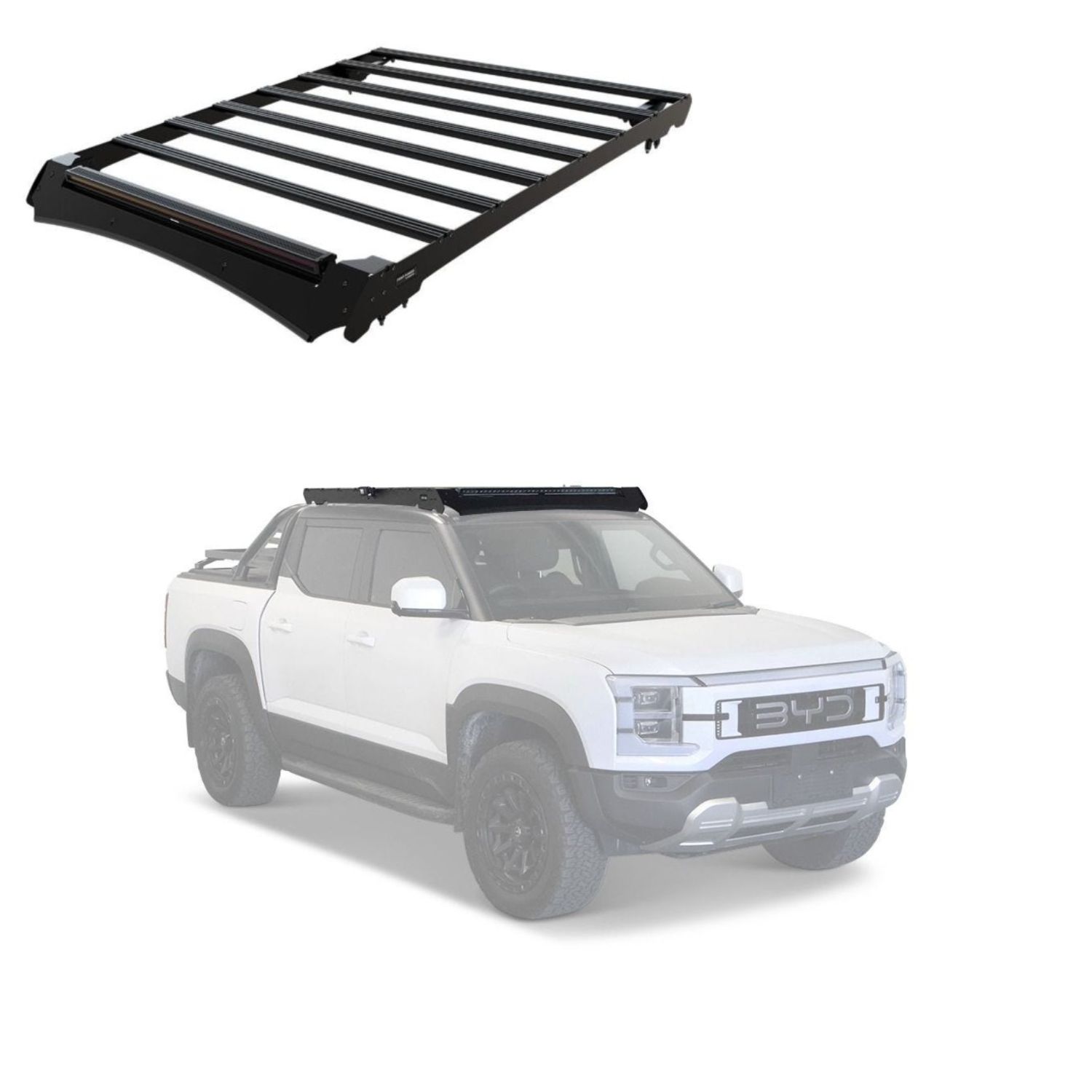 Front Runner BYD Shark (2025-Current) Slimsport Roof Rack Kit Light Bar Ready Front Runner BYD Shark (2025-Current) Slimsport Roof Rack Kit / Light Bar Ready - Image 1