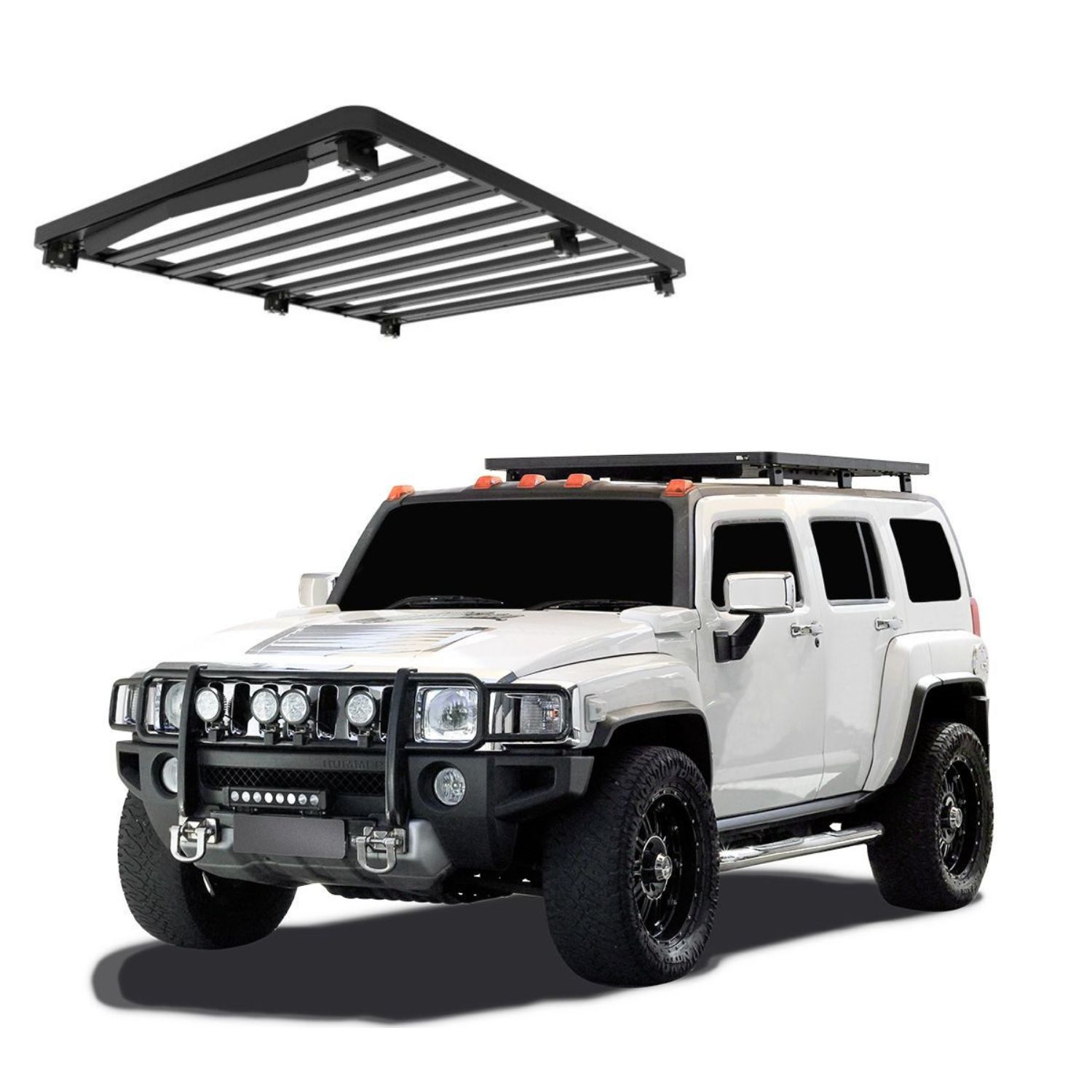 H3 SLIMLINE II ROOF RACK KIT TALL – KRHUT01T H3 SLIMLINE II ROOF RACK KIT / TALL - KRHUT01T - Image 1