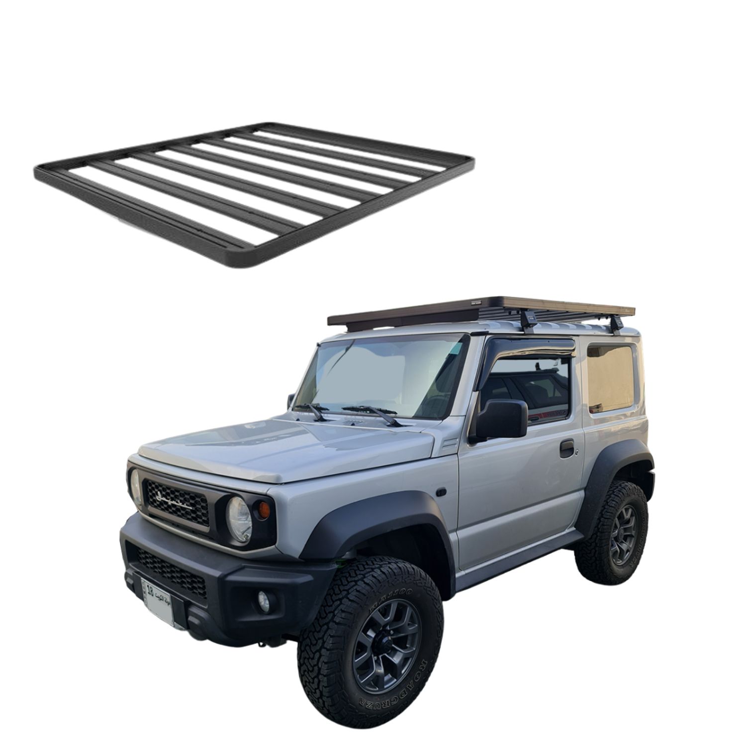 JIMNY 2 door 2018+ SLIMLINE II ROOF RACK JIMNY 2 door 2018+ SLIMLINE II ROOF RACK - Image 1