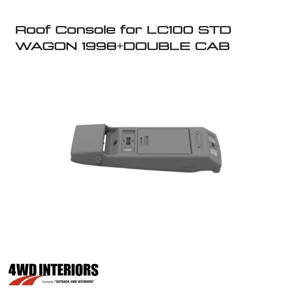 Roof Console for LC100 STD WAGON 1998+DOUBLE CAB LC100 STD WAGON 1998+DOUBLE CAB ROOF CONSOLE - Image 1
