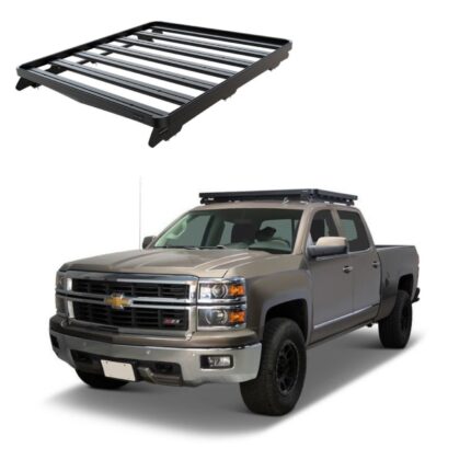 SILVERADO/SIERRA 1500/2500HD (1358mm) CREW CAB (2014-2018) SLIMLINE II ROOF RACK KIT - KRCS011T