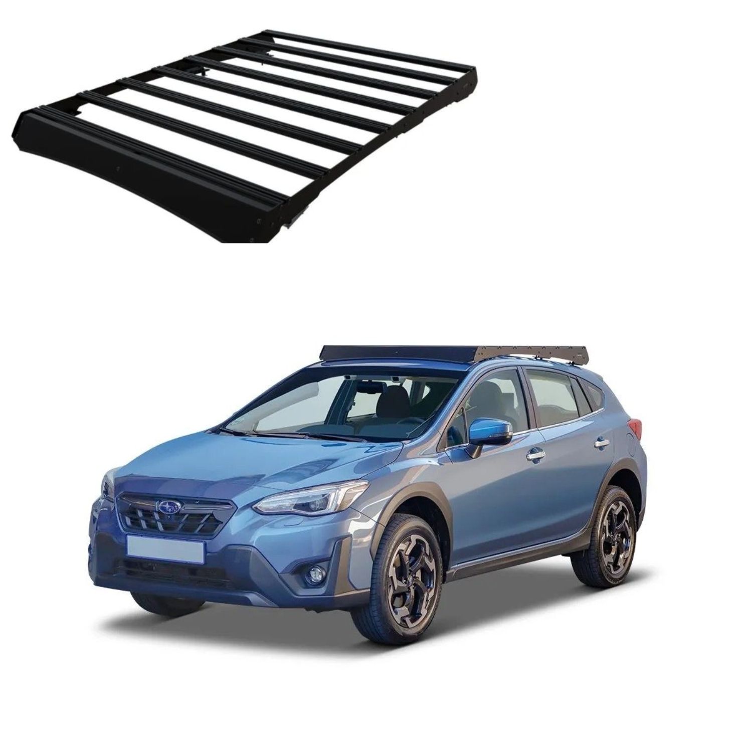 SUBARU XV CROSSTREK 2ND GEN (GT) (2017-2023)SLIMSPORT ROOF RACK KIT SUBARU XV CROSSTREK 2ND GEN (GT) (2017-2023)SLIMSPORT ROOF RACK KIT - Image 1