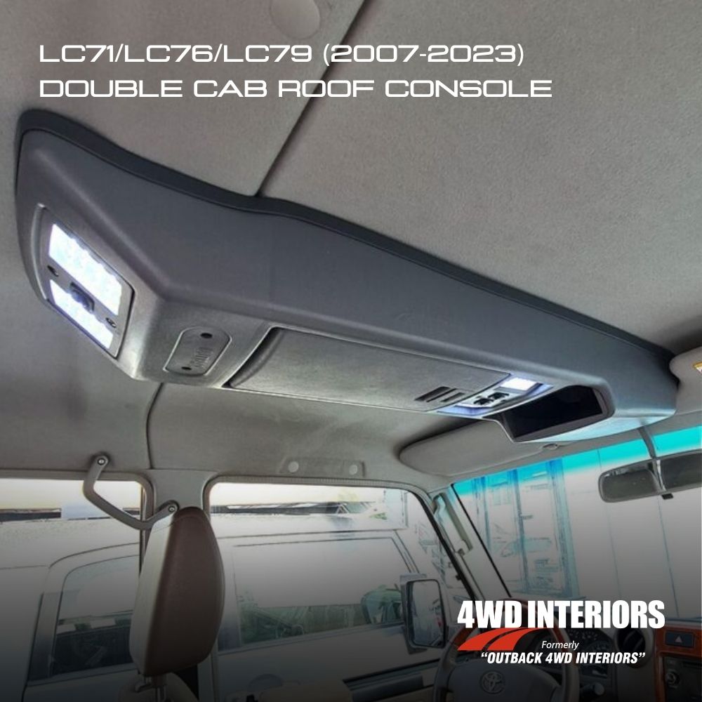 LC71LC76LC79 (2007-2023) DOUBLE CAB ROOF CONSOLE LC71/LC76/LC79 DOUBLE CAB ROOF CONSOLE 2007-2023 - Image 1